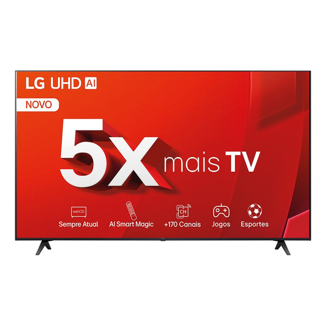 Smart Tv LG 50 4k Uhd Led Alexa, Thinq Ai, Hdr10, Webos 24 Controle Smart Magic- 50ut8050 Smart Tv LG 50 4k Uhd Led Alexa, Thinq Ai, Hdr10, Webos 24 Controle Smart Magic- 50ut8050