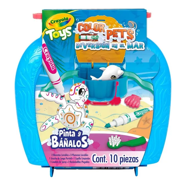 Color Pets Diversion En El Mar Pinta Y Bañalos Crayola Toys