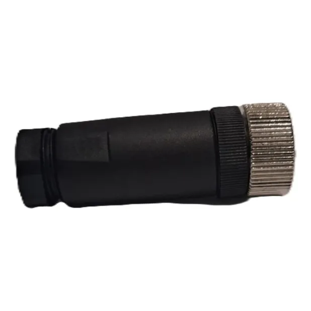 Conector Para Armar M12, Recto, Macho, 8 Pines