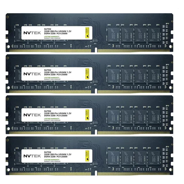 Actualización Memoria Pc Escritorio Nvtek 128 Gb (4 X 32 Gb)