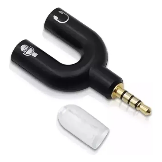 Splitter Audifono Microfono Adaptador Para Ps4 Jack 3.5 Mm