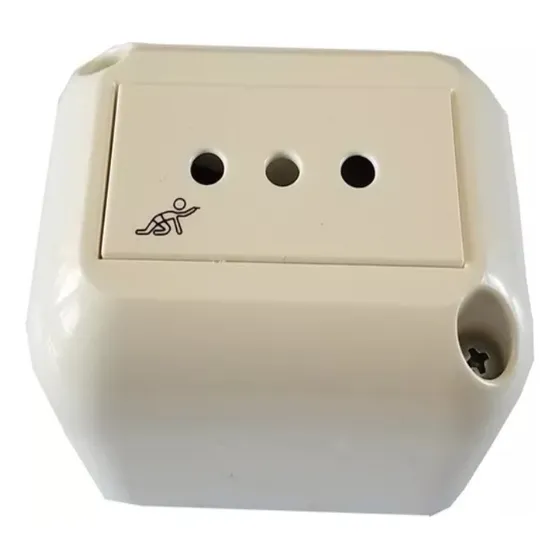 Tomacorriente Conatel Presta Exterior Blanco Pf
