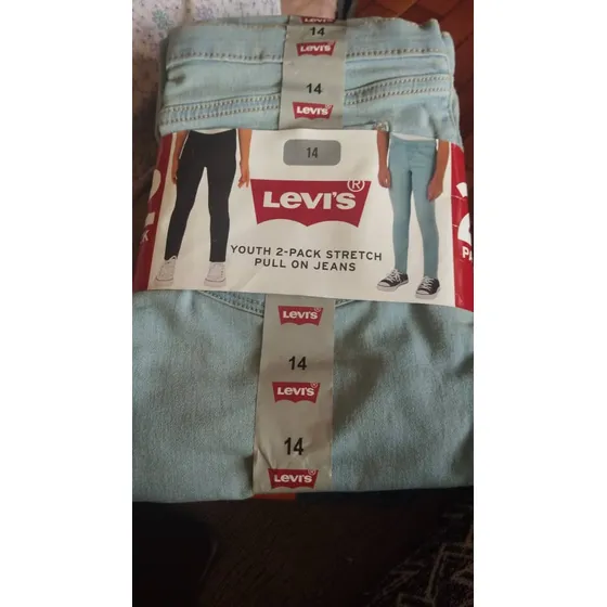 Jeans Levis Original Talla 12 Y 14 (pack 02)