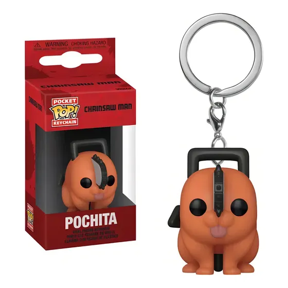 Funko Pop Keychain Pochita - Chainsaw Man - Llavero