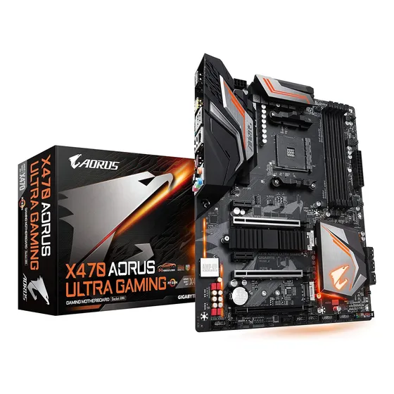 Placa-mãe Gigabyte X470 Aorus Ultra Gaming Ryzen
