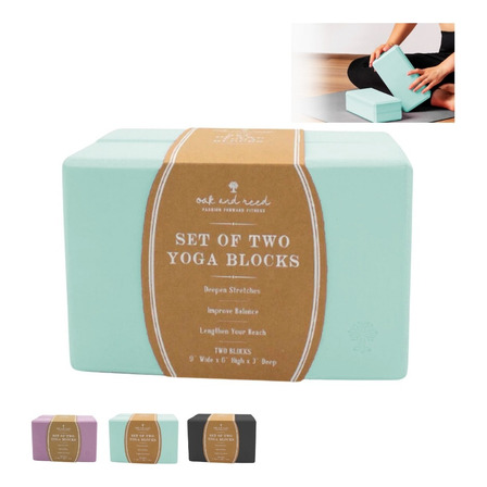 Par De Bloques De Yoga Pilates Espuma Ejercicio Fitness Color Menta Par De Bloques De Yoga Pilates Espuma Ejercicio Fitness Color Menta