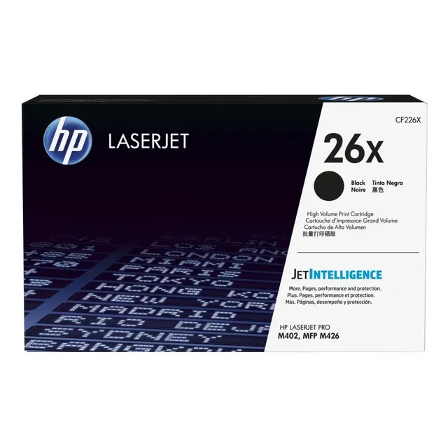 Tóner Hp LaserJet CF226X Color tinta Negro