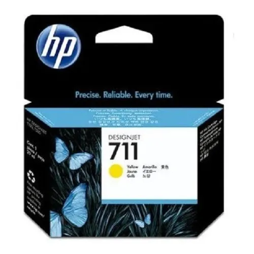 Cartucho Tinta Hp T120 711 Cz132b Amarelo 29ml