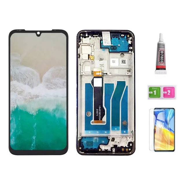 Wol A Pantalla Lcd Con Marco For Moto G8 Plus