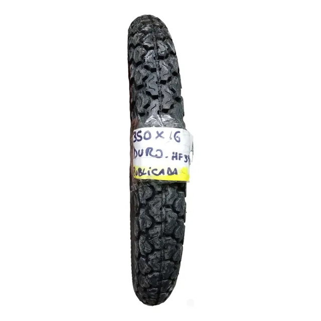 Cubierta Duro  350 X 16 Hf-319-1  4pr Para Camara  Motostop