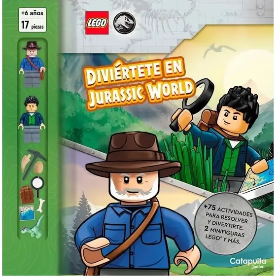 Lego Actividades: Diviertete Con Jurassic World, De Lego., Vol. 1. Editorial Catapulta, Tapa Dura En Español, 2025 | Cuotas sin interés
