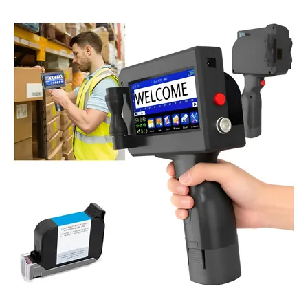 Datador Inkjet Manual Portátil + Cartucho Pronta 127/220v 127/220v