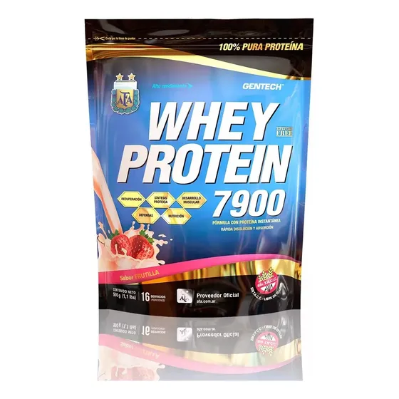 Gentech Whey Protein 7900 Sabor Banana x 500g