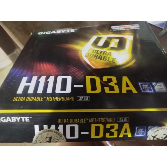Tarjeta Madre Gigabyte H110-d3a Como Nueva Con Procesador