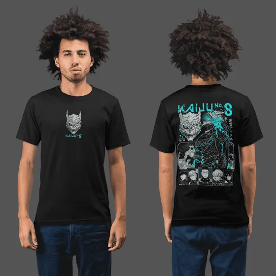 Camiseta Anime Kaiju No 8 Unisex Ropa Otaku Japonesa