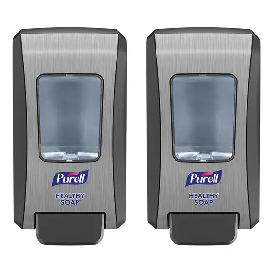 2 Despachadores De Jabón Sistema Fmx-20 Purell 5234-06 Color Negro