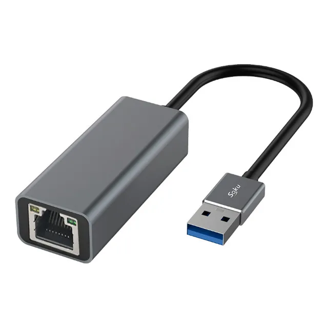 Adaptador Usb 3.0 Rj45 Ethernet Lan Red 1000 Mbps Velocidad