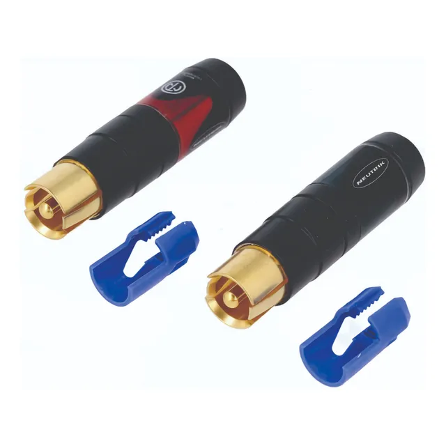 Par De Conectores Rca Neutrik Fl-9494 High End