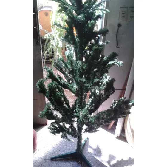 Arbol Navidad Verde Base Plastica 1.80 Mt Alto Alta Calidad
