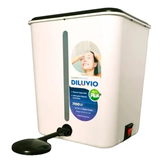 Calefón Eléctrico Ducha Plástico 25l Diluvio Plus Maschwitz