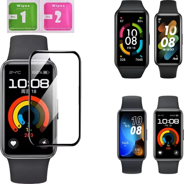 Mica 3d Para Huawei Band 6/7/8/9/etc Cristal Acrílico