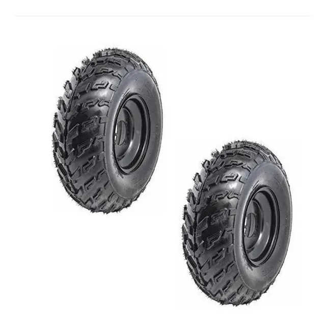 Par Neumaticos  23x7-10 Con Llanta Para Moto Atv