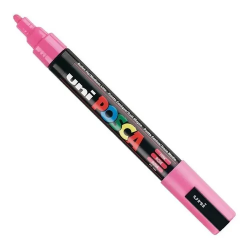Marcador De Uni Posca Pc-5m Pintura Acrilica Rosa