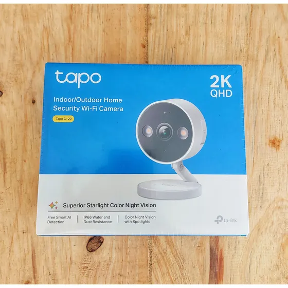 Camara Seguridad Tapo C120- Wifi- 2k - Interior -exterior