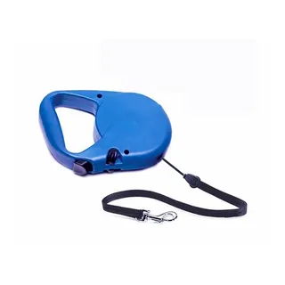 Guia Retråtil Pet Passeio 5 Metros Cães Até 25kgs Chalesco Cor Azul Guia Retråtil Pet Passeio 5 Metros Cães Até 25kgs Chalesco Cor Azul
