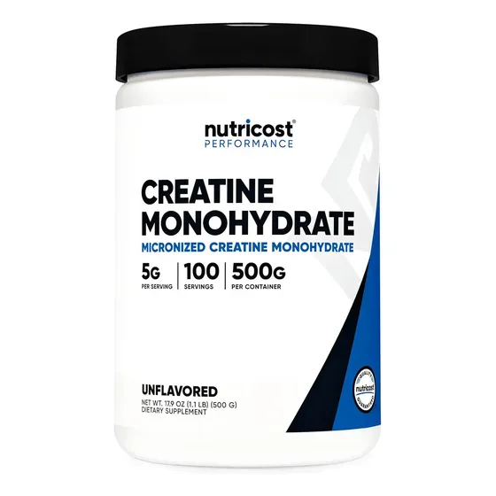 Nutricost Creatina 500 Gramos Polvo Americana Sabor Sin Sabor | Cuotas sin interés