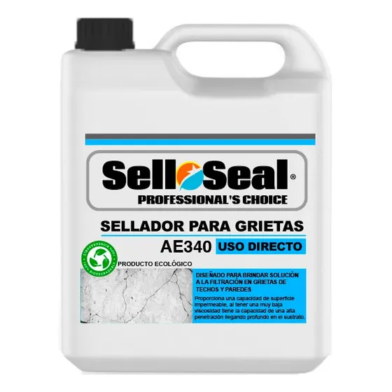 Sellador Acrílico Para Grietas Y Fisuras 4 Lts - Selloseal