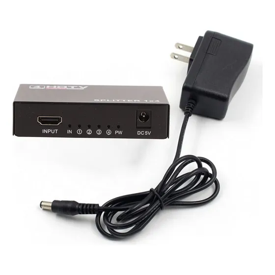 Divisor Splitter Hdmi Señal 1 Entrada 4 Hd De Amplificador