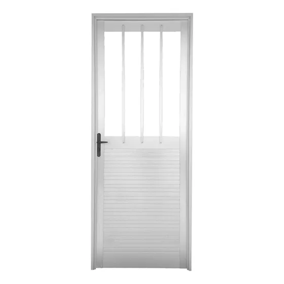 Puerta Exterior E Interior De Aluminio Con Vidrio Serie 30