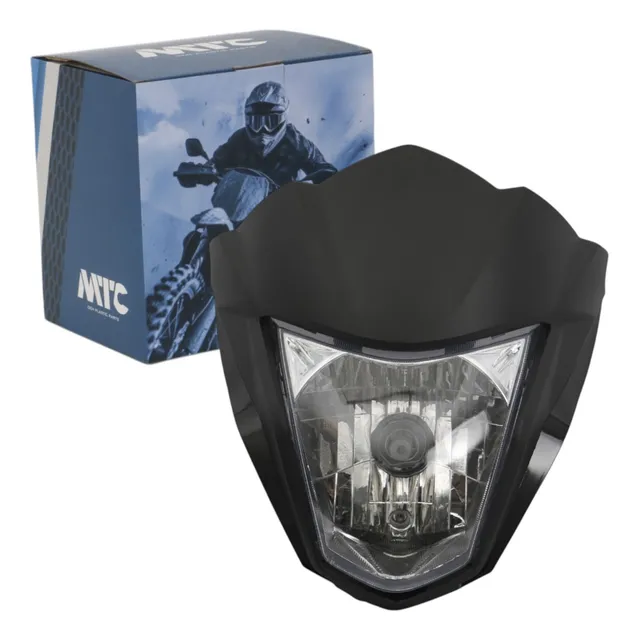 Faro Delantero Completo Para Honda Cbf125 Twister Negro Mtc