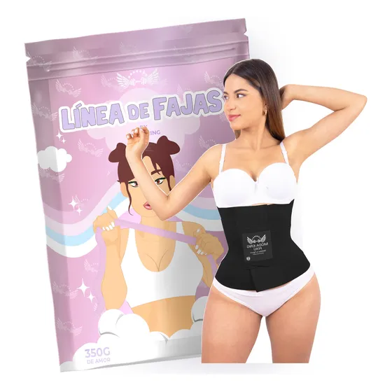 Faja Moda King Velcro Reductoras Corset Mujer Colombiana