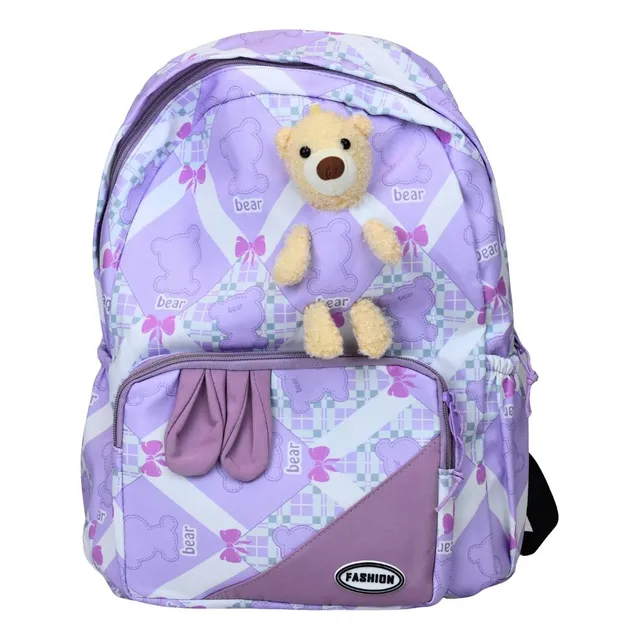 Mochila De Tela Espaciosa Con Diseños Ideal Escuela Paseo