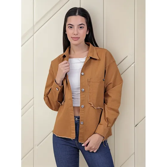 Campera Vade Retro Camisaco Mujer