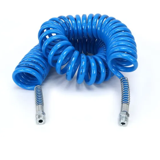 Mangueira Espiral De Pu 8mm - 5 Metros, Pneumática