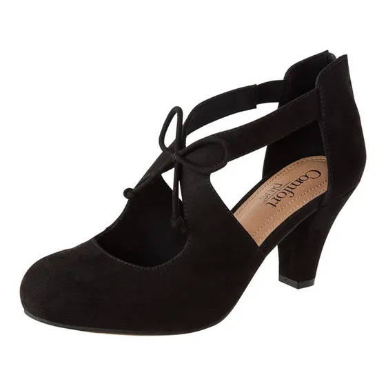 Tacones Harris Para Mujer Negro Comfort Plus