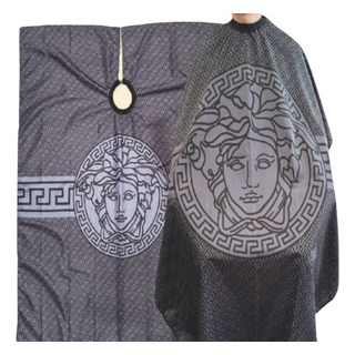 Capa Barberia Estilista Peluquero - Medusa Negro Capa Barberia Estilista Peluquero - Medusa Negro