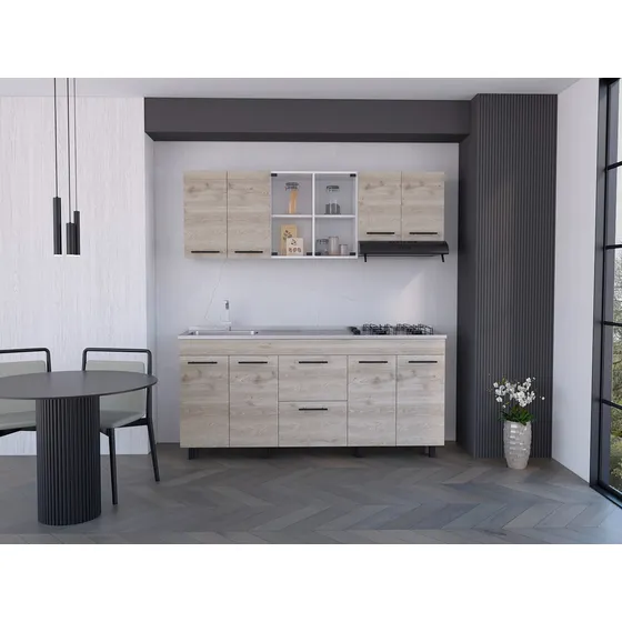 Cocina Integral Kong Blanco Duqueza Y Humo
