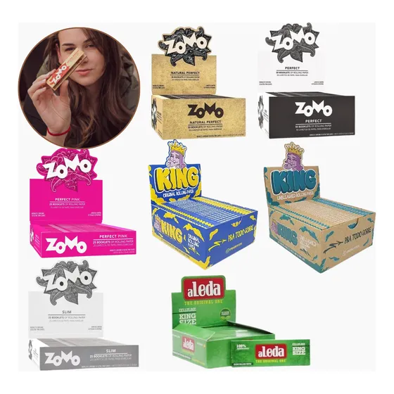 Kit Caixas De Sedas Variadas Tabacaria Para Revenda Atacado