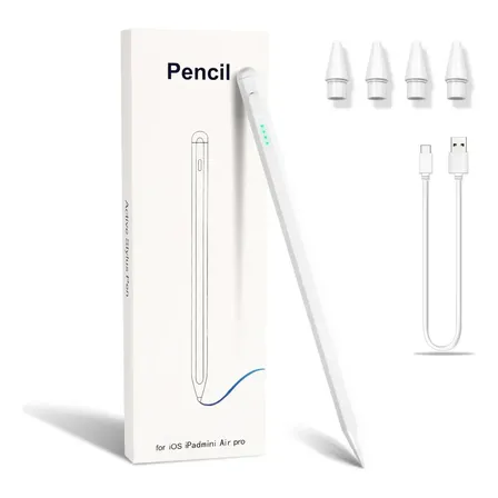 Lápiz Óptico Stylus Pluma Para iPad Magnético Carga Rápida