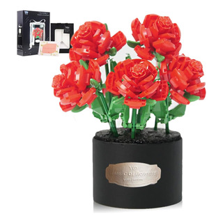 Juguete Bloques De Rosas Artificialespara Ramo Bonsái Decon Juguete Bloques De Rosas Artificialespara Ramo Bonsái Decon