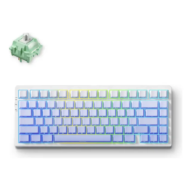Teclado Mecanico Gamer Tri-mode Mchose G75 Pro Glaciar