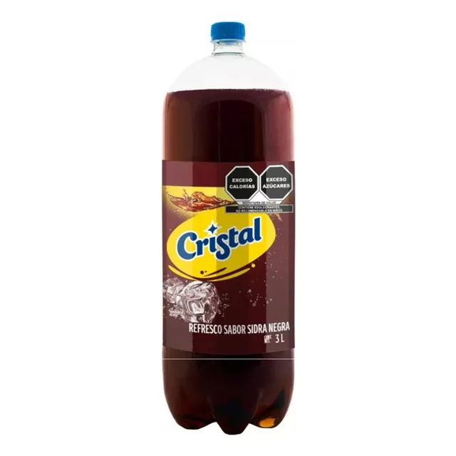 Pack De 4 Refrescos Cristal Negra Sidra - 12l En Total