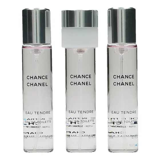 Perfume Chanel Chance Eau Tendre Twist & Spray Edt, 3 X 20 M