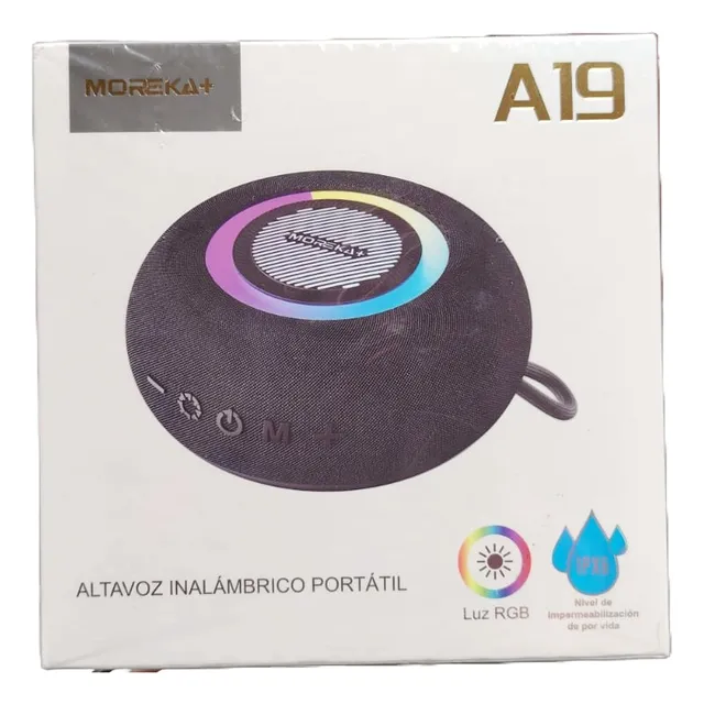 Bocina Moreka-a19 A19 Color Negro