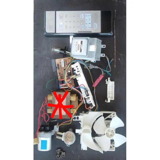 Repuestos De Microondas Samsung Modelo: Mw1050stc