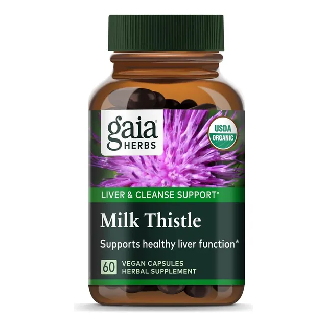 Cardo Mariano Gaia Herbs 60 Cápsulas Sin Sabor